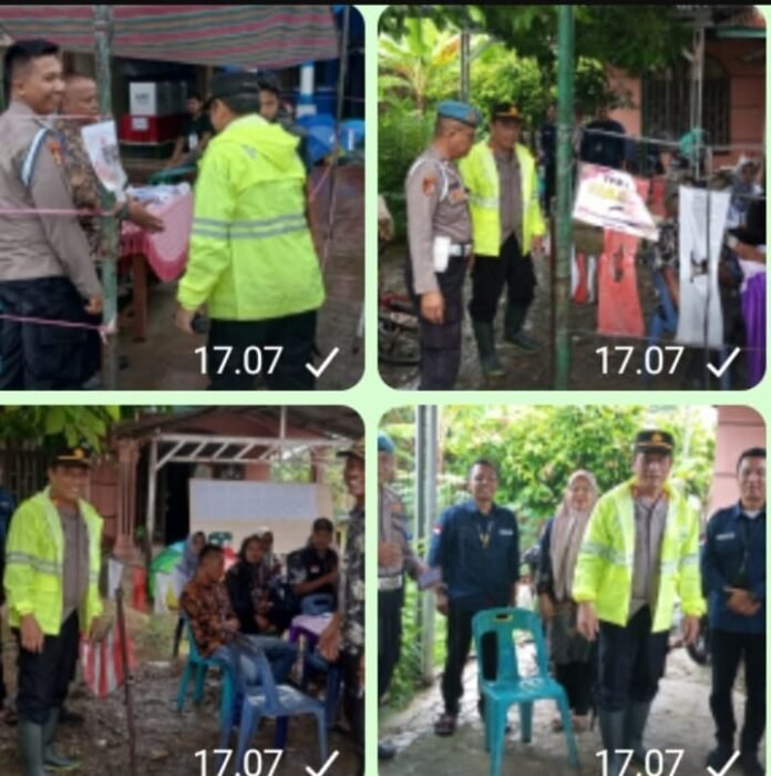 Kapolsek Hinai Pastikan Keamanan TPS untuk Pilkada 2024 Berjalan Aman dan Lancar I Nusaberita.live