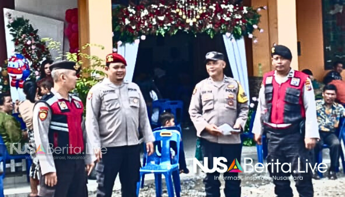 Perayaan Natal 2024- Polres Langkat Ploting Personel Laksanakan Pengamanan - Nusaberita.live