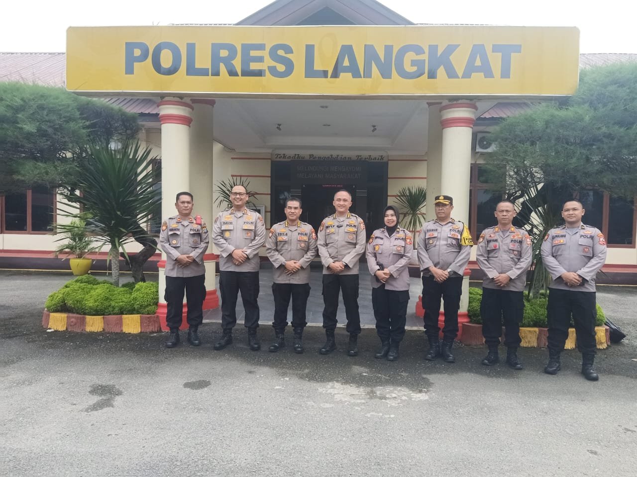 Tim Supervisi Mabes Polri lakukan Pengecekan Operasi Lilin Toba 2024 di Polres Langkat -Nusaberita.live