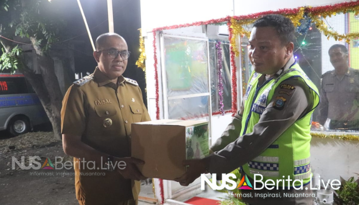 Kapolres Langkat Bersama Rombongan Tinjau Kesiapan Pos Pengamanan Natal dan Tahun Baru 2024-2025-Nusaberita.live