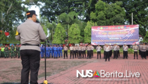 Polres Langkat Siap Amankan Natal dan Tahun Baru: Apel Gelar Pasukan Operasi Lilin Toba 2024 - Nusaberita