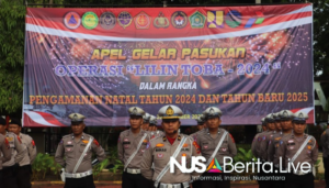 Polres Langkat Siap Amankan Natal dan Tahun Baru: Apel Gelar Pasukan Operasi Lilin Toba 2024 - Nusaberita