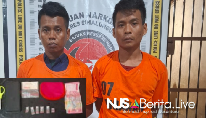 Jaringan Narkoba di Simalungun Runtuh, Polsek Tanah Jawa Berhasil Tangkap Dua Pelaku - Nusaberita