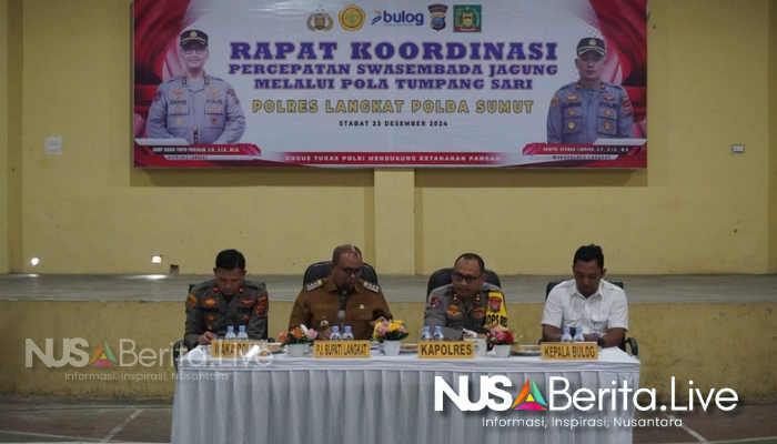 Kapolres Langkat Pimpin Rapat Koordinasi Percepatan Swasembada Jagung melalui Tumpang Sari - Kapolres Langkat Pimpin Rapat Koordinasi Percepatan Swasembada Jagung melalui Tumpang Sari - Nusaberita