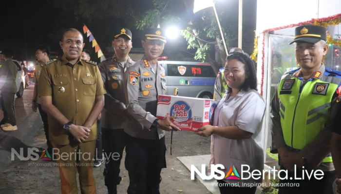 Kapolres Langkat Bersama Rombongan Tinjau Kesiapan Pos Pengamanan Natal dan Tahun Baru 2024-2025-Nusaberita.live