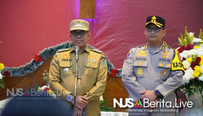 Pj. Bupati Langkat bersama Kapolres Tinjau Gereja di Stabat, Pastikan Malam Ibadah Natal Aman-nusaberita.live