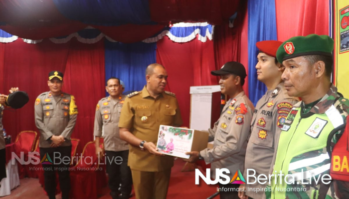 Kapolres Langkat Bersama Rombongan Tinjau Kesiapan Pos Pengamanan Natal dan Tahun Baru 2024-2025-Nusaberita.live