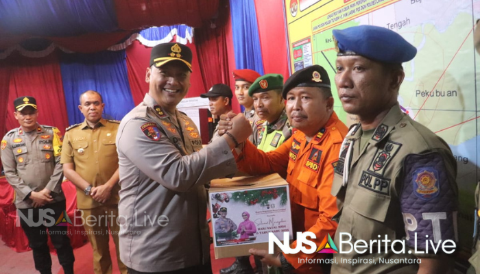 Kapolres Langkat Bersama Rombongan Tinjau Kesiapan Pos Pengamanan Natal dan Tahun Baru 2024-2025-Nusaberita.live