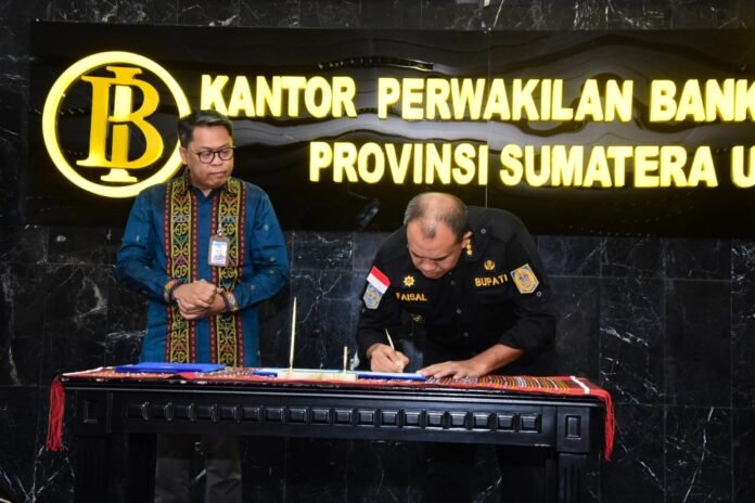 Pj. Bupati Langkat terima Mobil Operasional dari Bank Indonesia sebagai Penghargaan atas Keberhasilan Kendalikan Inflasi- Nusaberita.Live