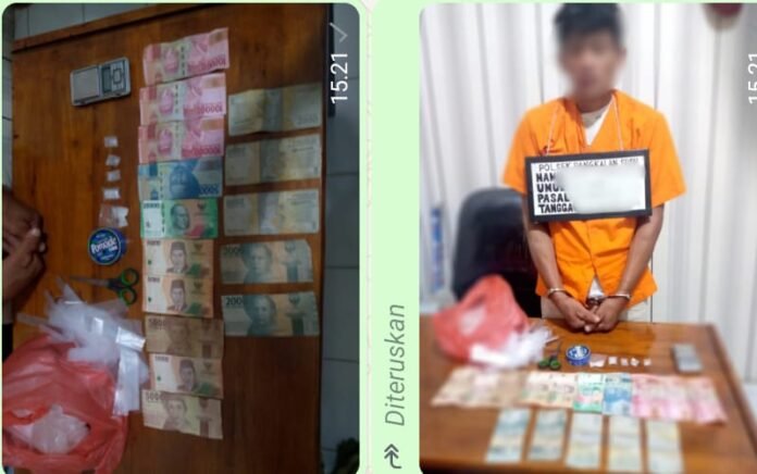 Polsek Pangkalan Susu Amankan RST (36), Terduga Pelaku Tindak Pidana Narkotika Jenis Sabu- Nusaberita.live