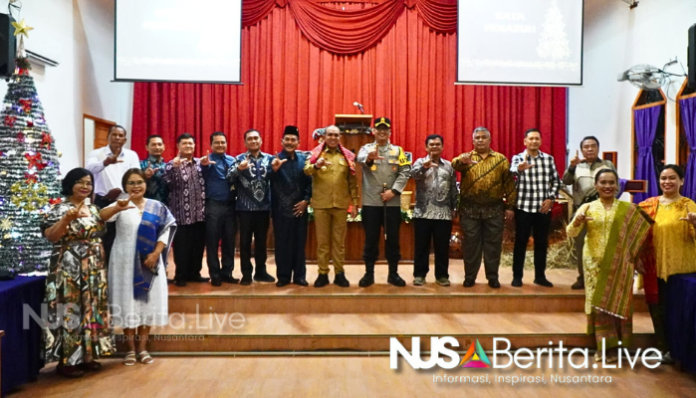 Damai Natal di Langkat: Kapolres dan Forkopimda Pastikan Keamanan Ibadah dengan Penuh Kehangatan - Nusaberita.live
