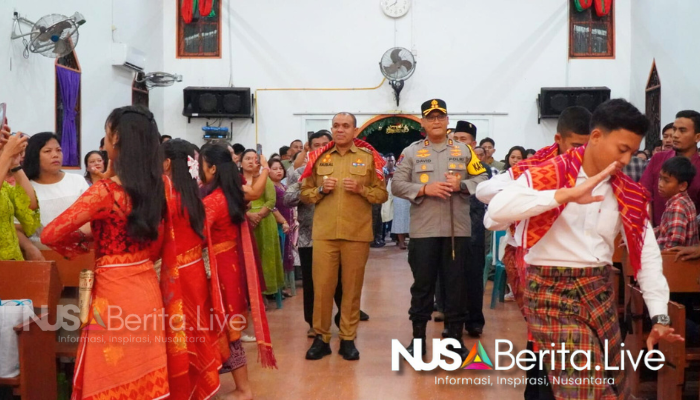Pj. Bupati Langkat bersama Kapolres Tinjau Gereja di Stabat, Pastikan Malam Ibadah Natal Aman-nusaberita.live
