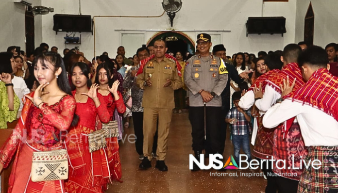 Pj. Bupati Langkat bersama Kapolres Tinjau Gereja di Stabat, Pastikan Malam Ibadah Natal Aman-nusaberita.live