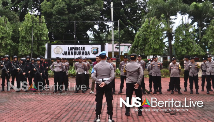 Apel Persiapan Pengamanan Ibadah Malam Natal 2024, Polres Langkat Amankan 76 Gereja Prioritas - Nusaberita.live