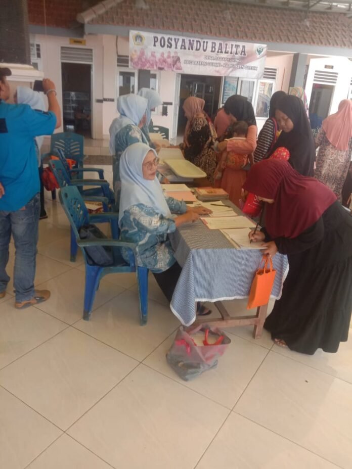 Desa DaDap Kuning Mengadakan Kegiatan Posyandu Belita Di Balai Desa - Nusaberita